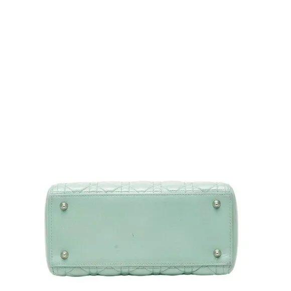 Dior Cannage 2-Way Shoulder Bag Mint Green - Picture 3 of 10